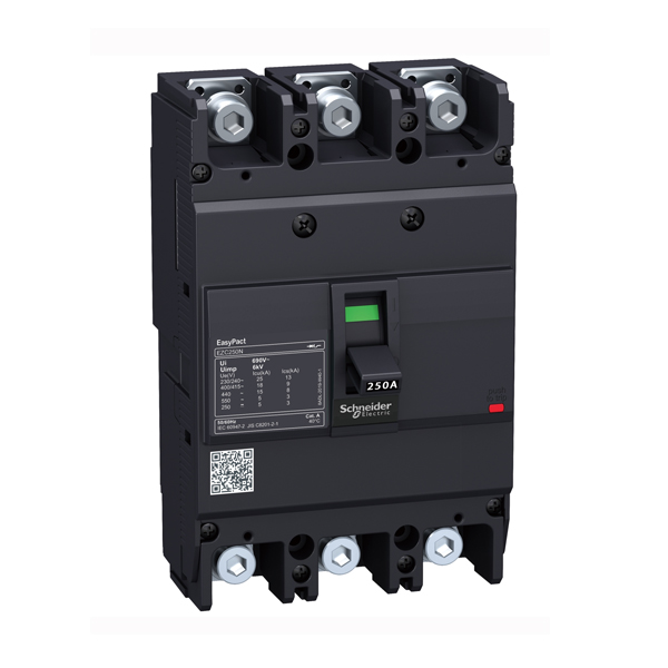 کليد اتوماتيک فیکس 250 آمپر اشنایدر مدل EZC250H3250