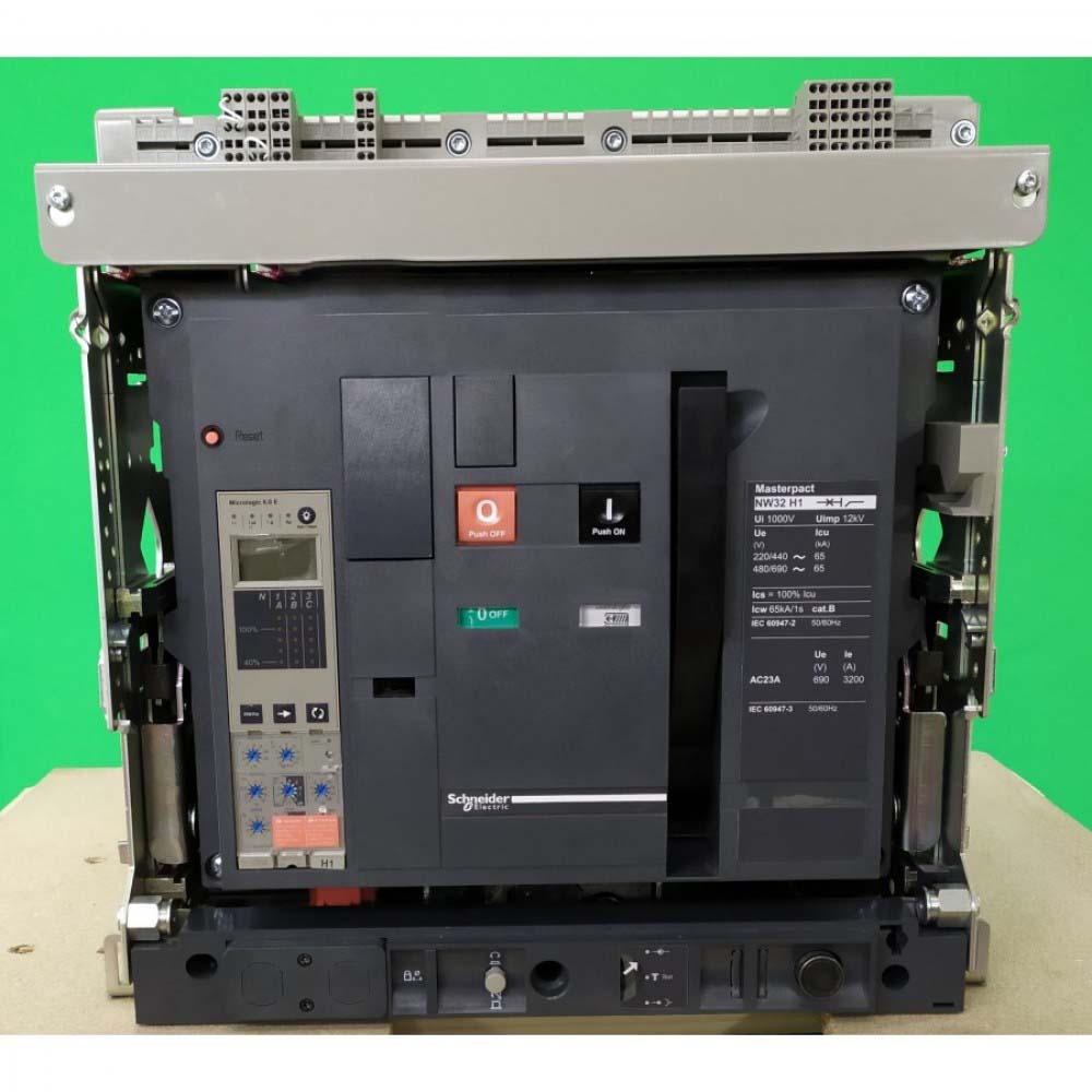 کلید اتوماتیک هوایی اشنایدر سه پل3200 آمپر کشويی سری NW قدرت قطع 65KA